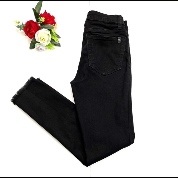 Joe’s High Rise Distressed Jean Size 24 - Picture 2 of 5